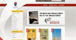 Desktop Screenshot of danskbogforlag.dk